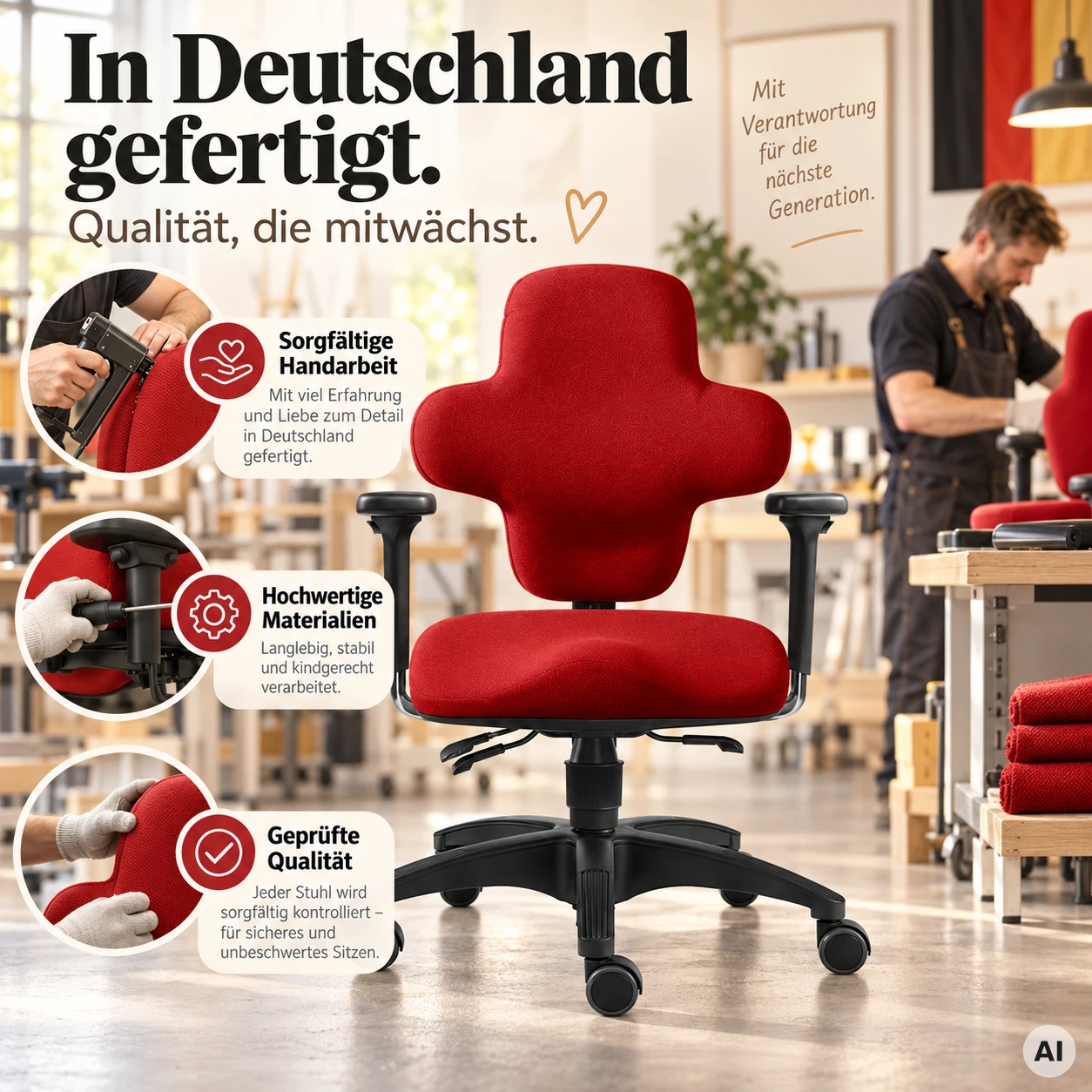 Air Kids - Bürostuhl für Kinder